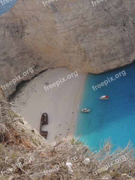 Zante Shipwreck Beach August Free Photos