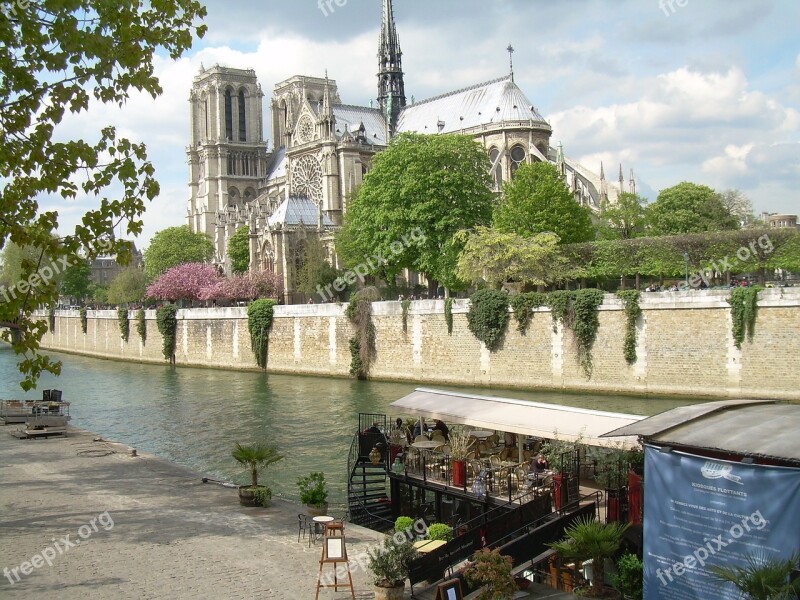 Paris France Notre Dame Cathedral Free Photos