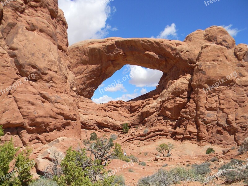 Moab Utah Arches National Park Rock Arches