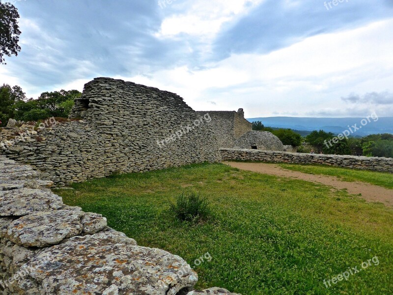 Stone Wall Building Masonry Construction Aged