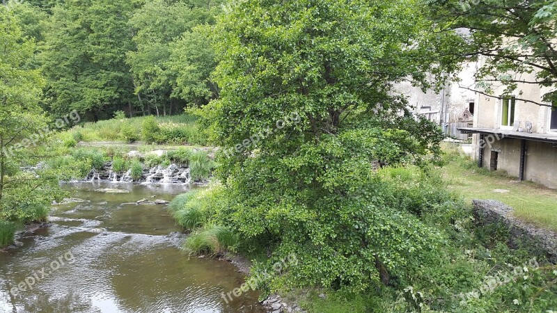 Water Mill Old Building Romantic