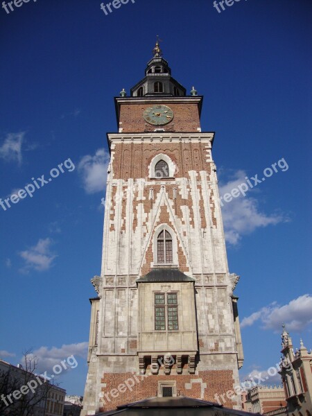 Kraków Poland Monument Tower Architecture