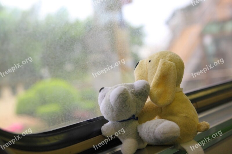 Travel Train Cuteness Toys Window