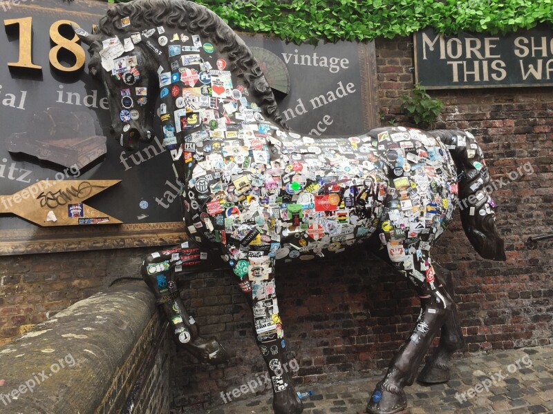 Lead Horse Stallion Modern Art