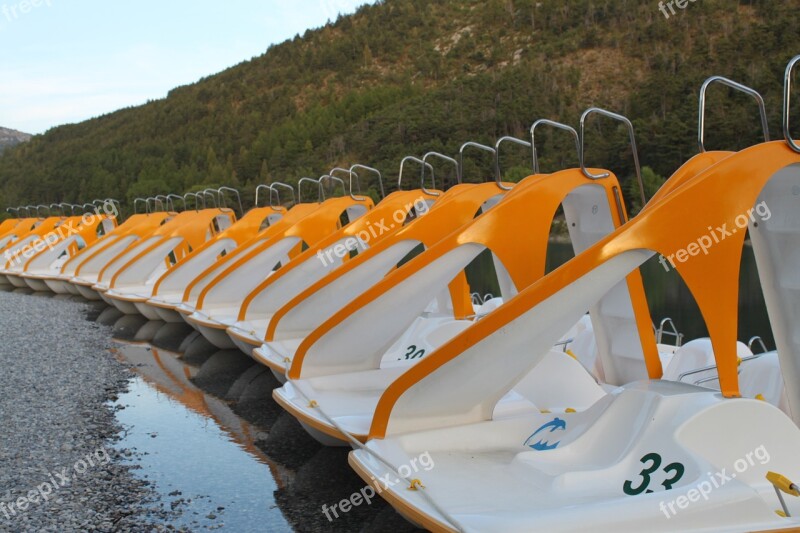 Row Summer Holiday Boat France