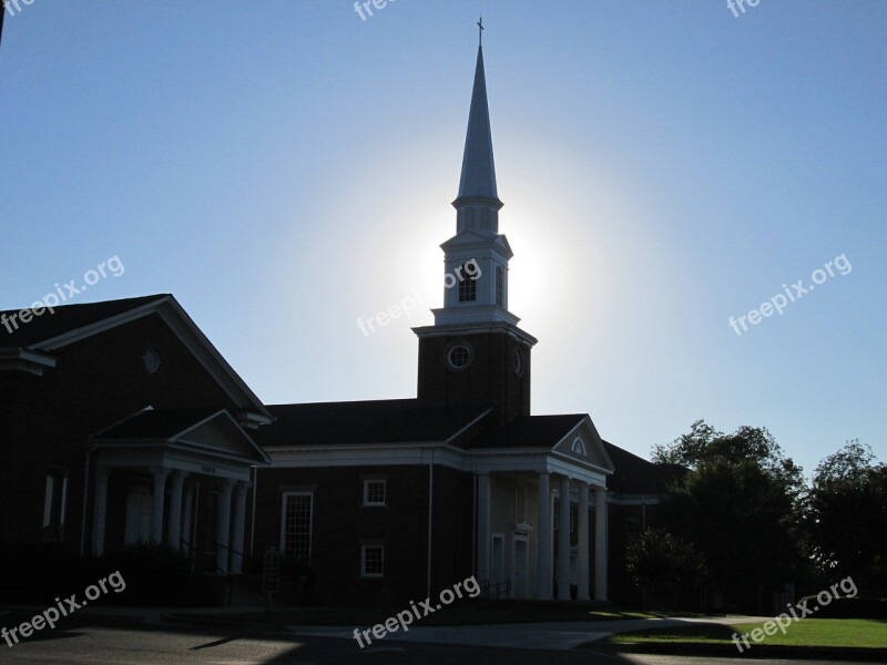 Church Sky Religion Cross Faith