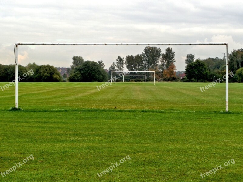 Grass The Pitch Goals Free Photos