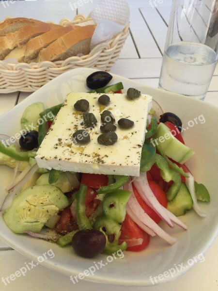 Salad Greece Useful Free Photos