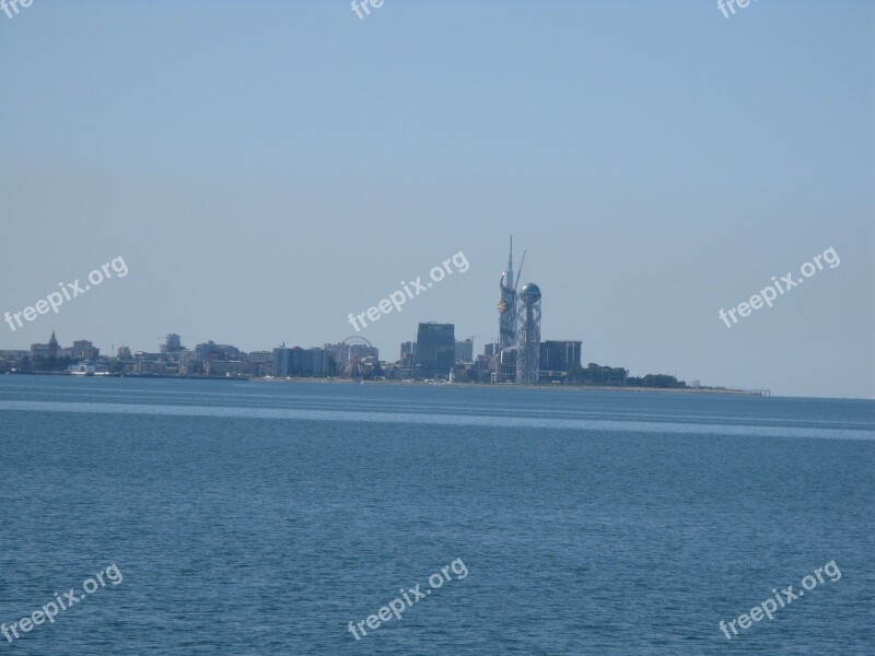 Batumi Georgia City Sea Sky