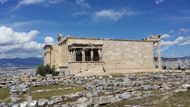 Erechtheion Athens Acropolis Free Photos