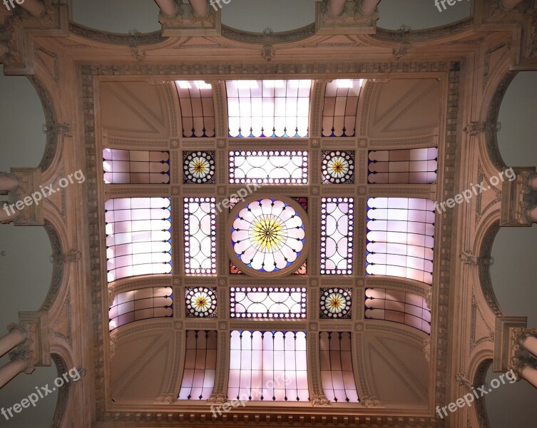 Ceiling Osgoode Hall Toronto Appeal Artistic