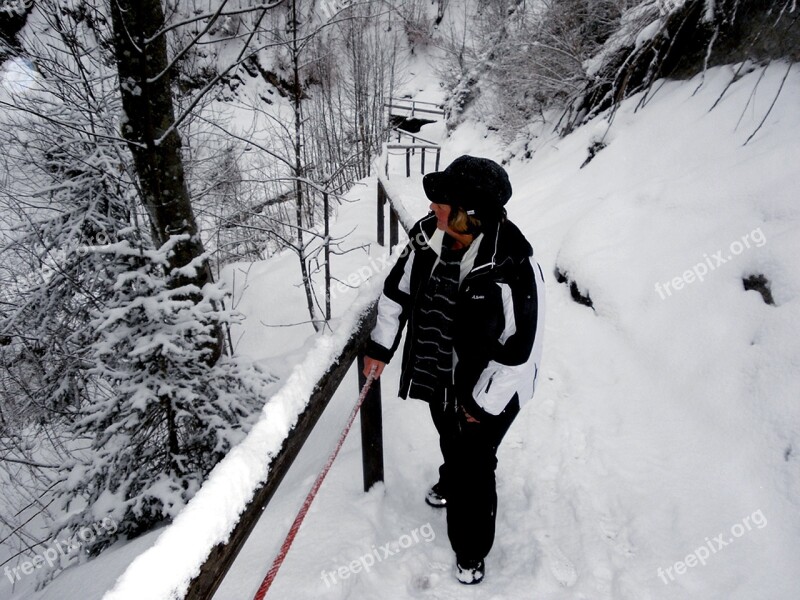 Snow Cold Kleinwalsertal Swabian Hut Trail Active