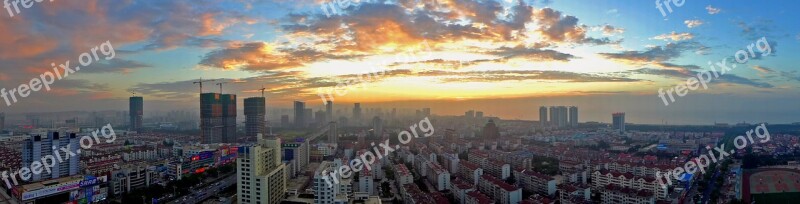 Panorama Yantai Sky Free Photos