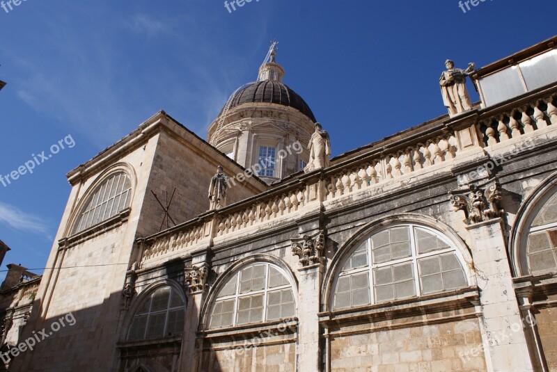 Church Temple Monument Dubrovnik Croatia