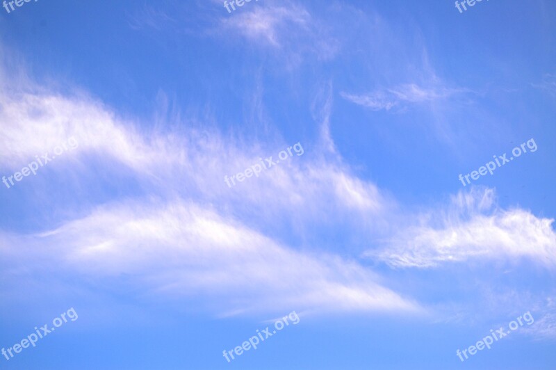 Spring Clouds Blue Sky Sky Blue Clouds