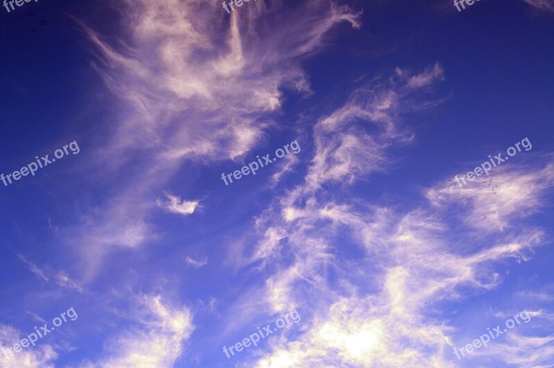 Spring Clouds Blue Sky Sky Blue Clouds