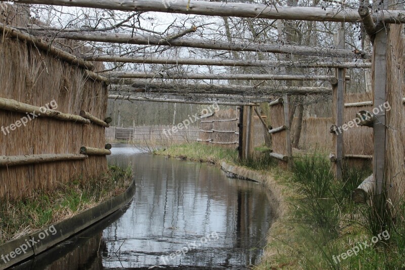 Decoy Cage Nature Water Landscape