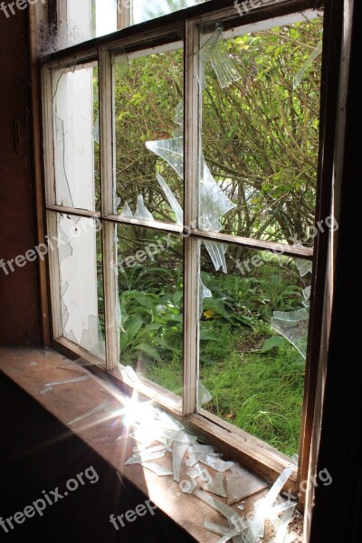 Sunlight Broken Window Broken Window Dirty