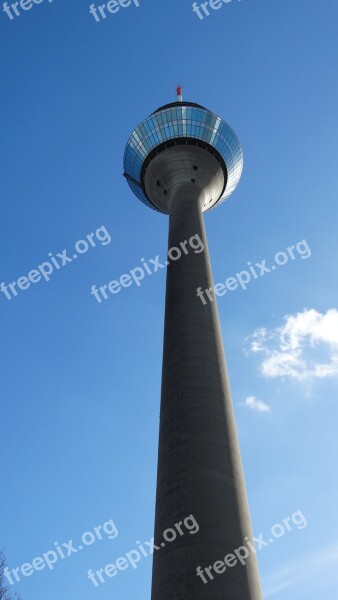 Düsseldorf Tv Tower Architecture Germany Building