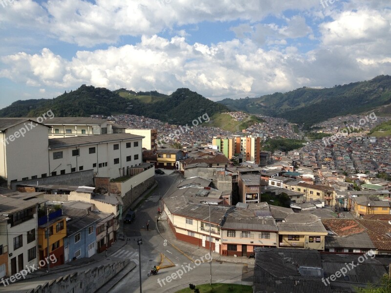 City Manizales Colombia South America