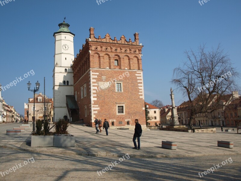 Poland Sandomierz The Town Hall City Building