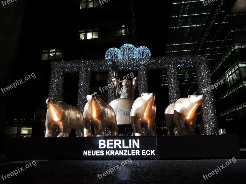 Berlin Night City Of Lights Festival Of Lights Lights