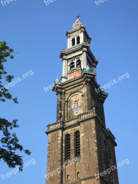 Amsterdam Tower Netherlands Holland Dutch