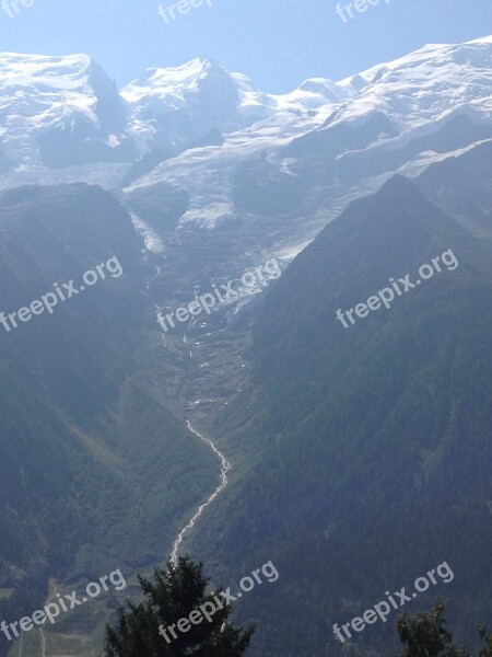 Haute Savoie Park Summer Mountain Landscape