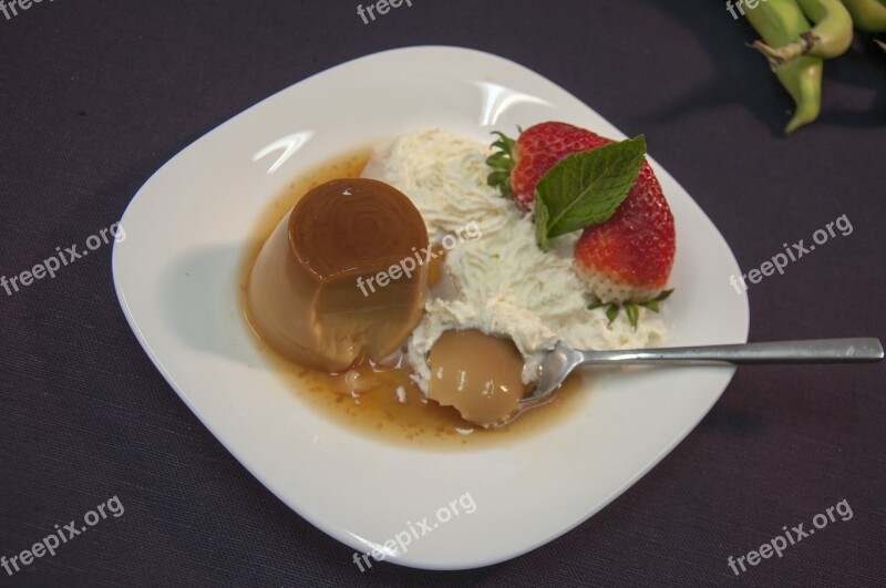 Dish Desserts Spoon Dessert Sweet