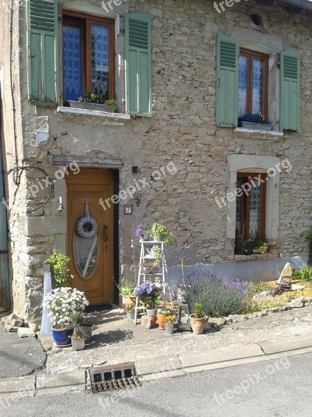 France Stone House Provence Mediterranean Lavender