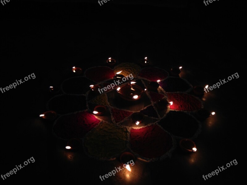 Hindu Lights Festival Religion Traditional