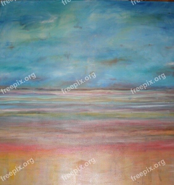 Silence Ro Horizon Painting Art