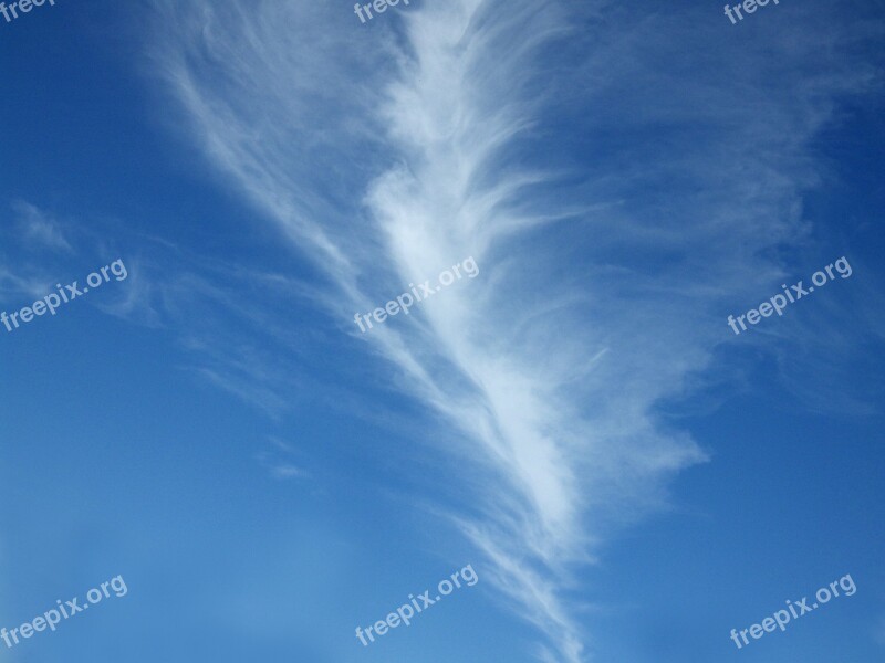 Clouds Sky Cirrus Blue Cloudscape