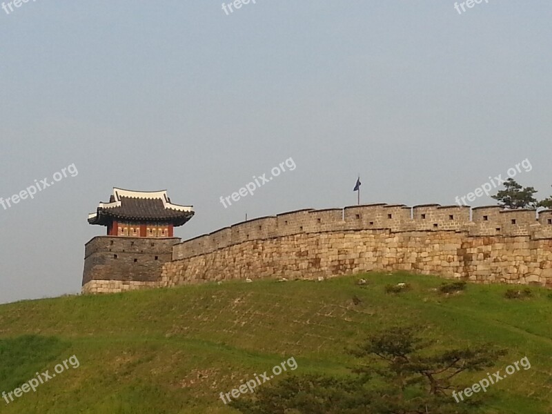 Suwon Hwaseong Suwon Castle Free Photos