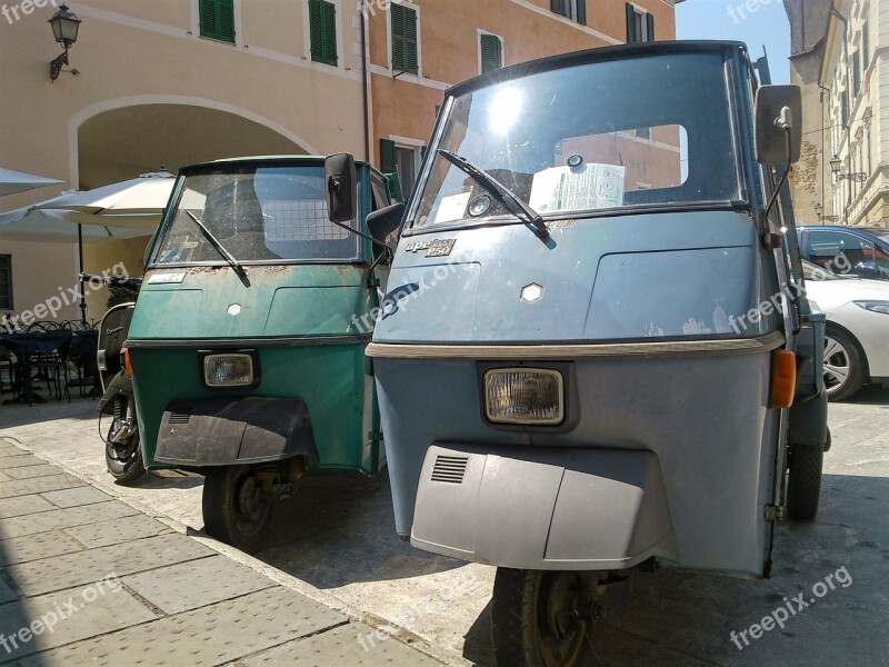 Apecar Piaggio Italy Old Vintage