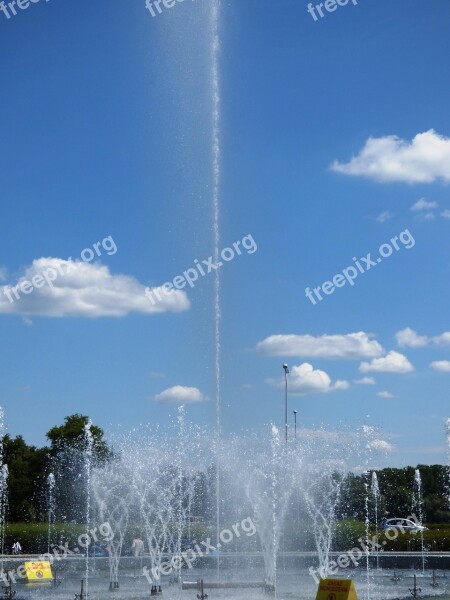 Fountain Water Flowing Water Stream Of Water Wet