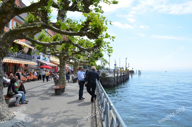 Germany Lake Constance Meersburg Waterpolo Riverside