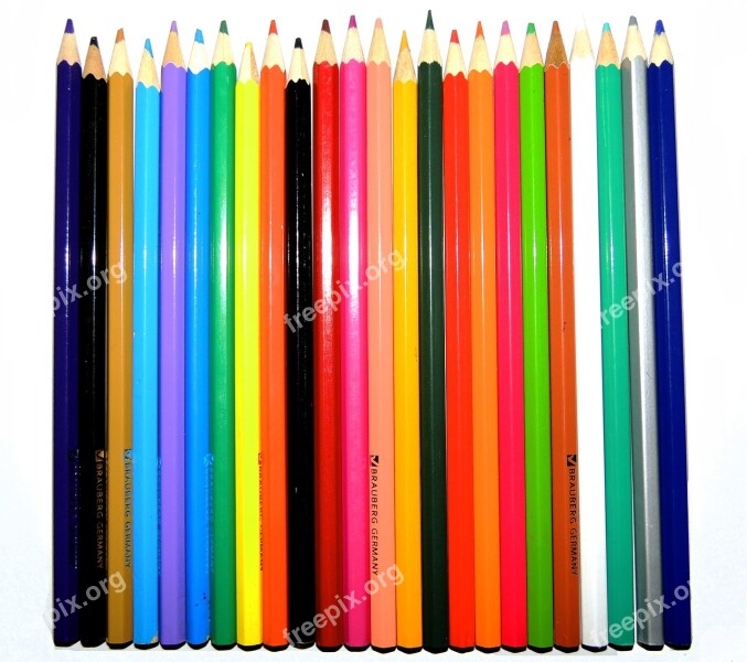 Pencils Background Colored Pencils Set Pensils Stationary