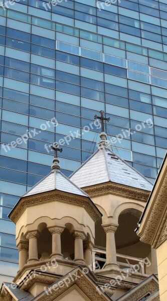 Armenian Church Tower Building Religion Orthodox Church Dangerous Construction