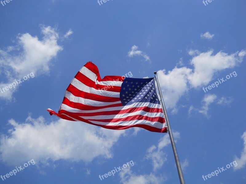 American Flag Flag Labor Day American Symbol