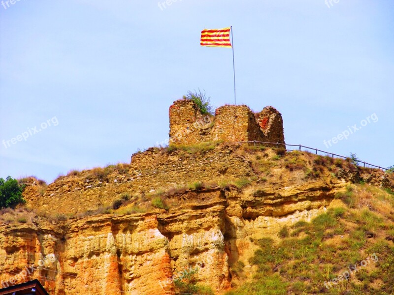 Catalunya Torresolsona Senyera Mountain Flag