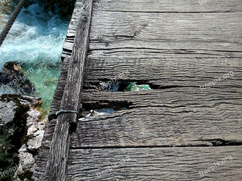 Bridge Old Wood River Outdoor Structure