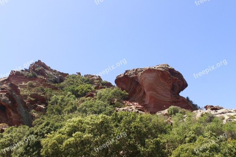 Geological Structures Landscape Red Sandstone Free Photos