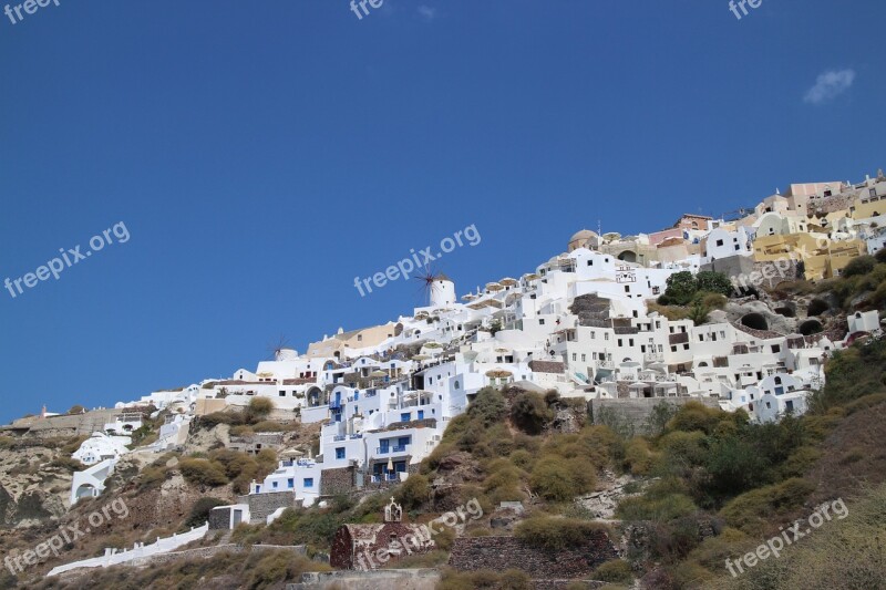 Greece Santorini Island Travel Greek