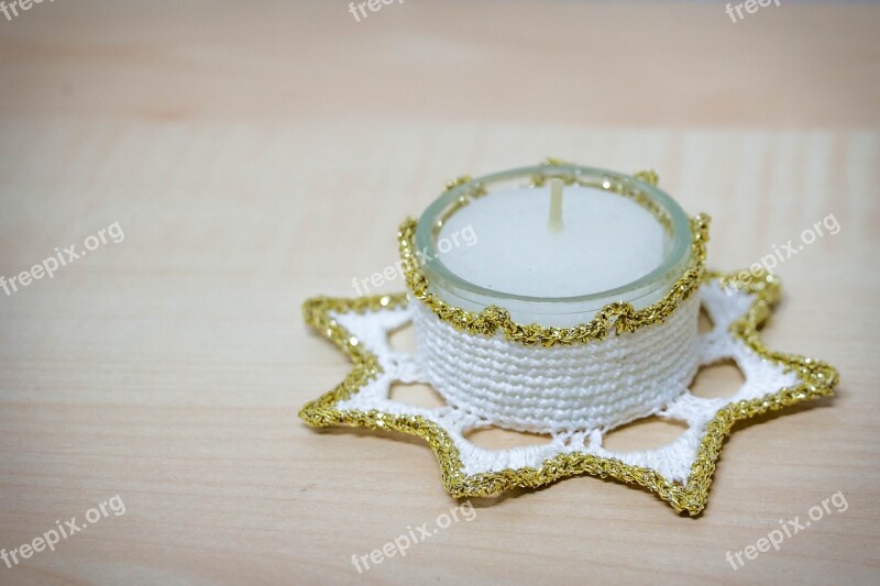 Tealight Hand Labor Christmas Feast Day Candle