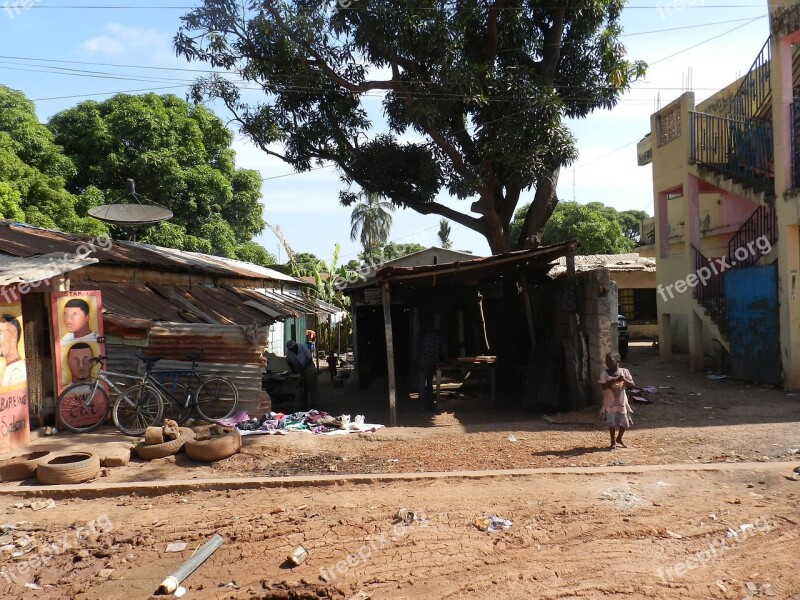 Gambia Locals Street Povery Little Girl