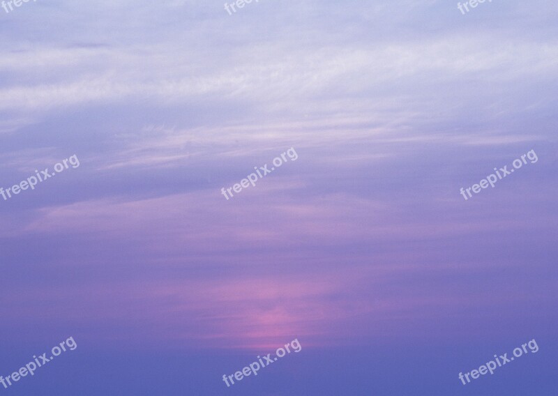 The Scenery Sunset Evening Sky Purple Sky Pink Sky