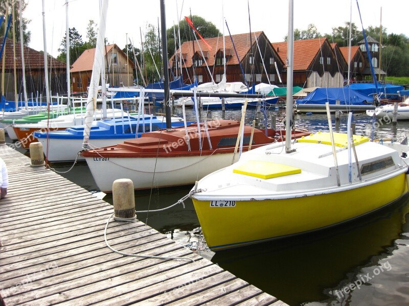 Boats Jetty Pier Marina Free Photos