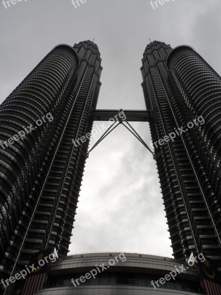 Architecture Buildings Petronas Towers Malaysia Structure