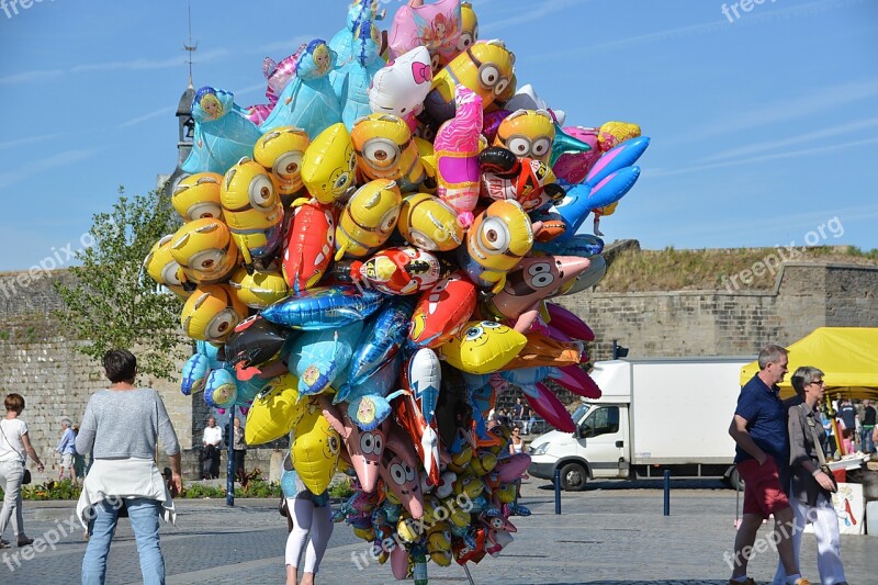 Balloons Children Colors Beach Gift